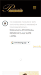 Mobile Screenshot of peninsula-residencekl.com